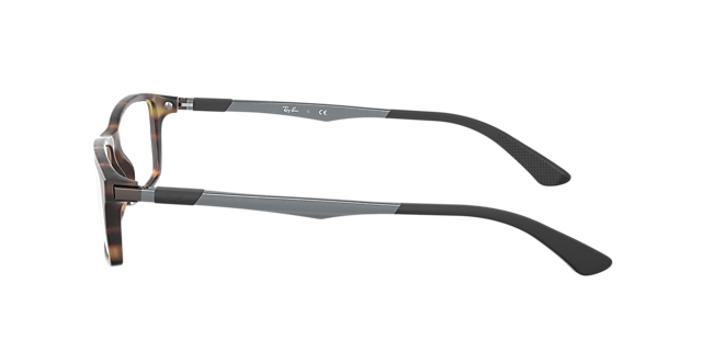 RB7017 Havana KunststoffEyeglass Frames von B24, Seitenansicht