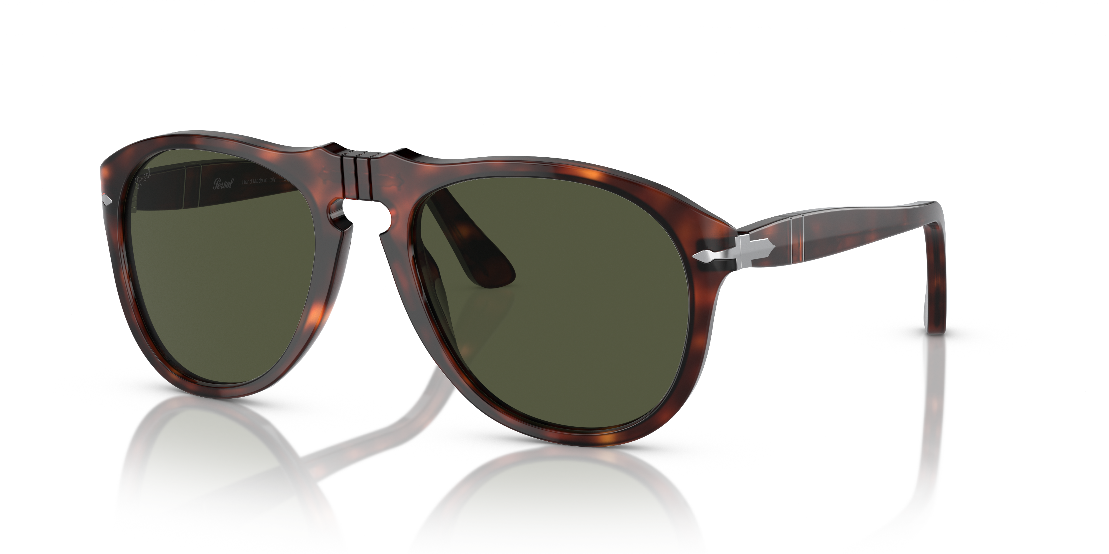 PO0649 Havana AcetatSunglass Frames von B24, Dreiviertelansicht