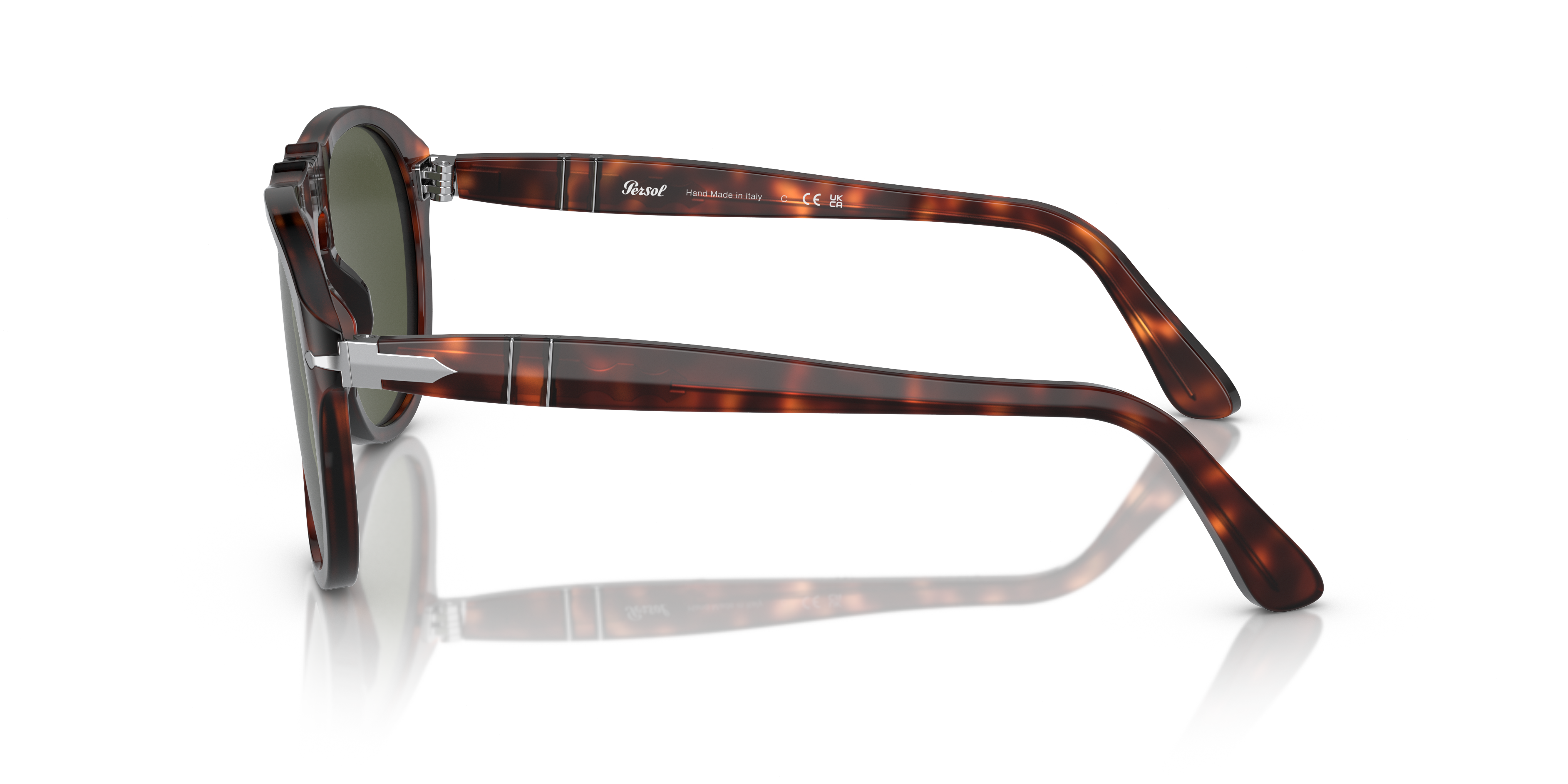 PO0649 Havana AcetatSunglass Frames von B24, Seitenansicht