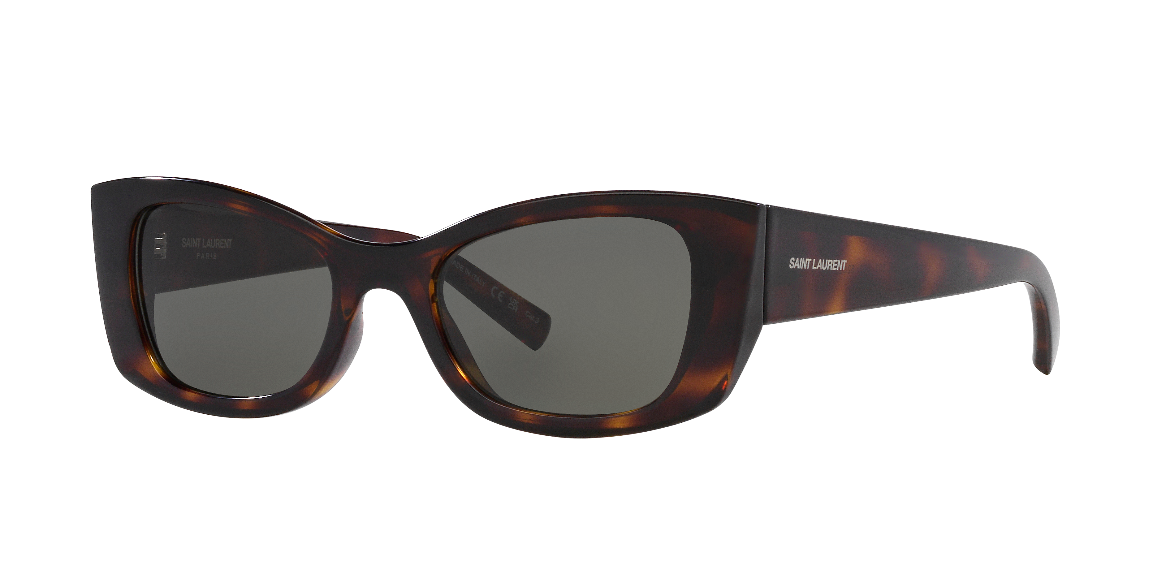 SL 593 Tortoise KunststofSunglass Frames van B24, Hoekweergave