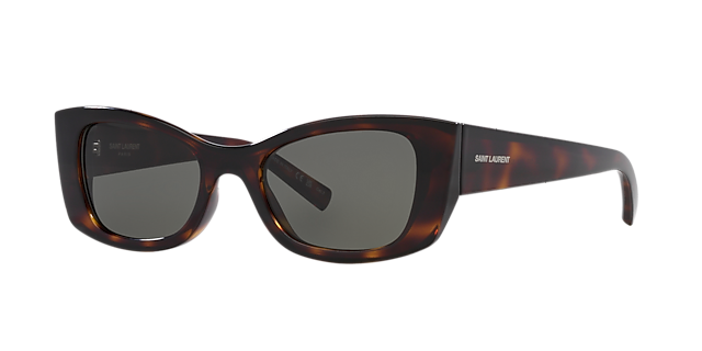 SL 593 Tortoise KunststofSunglass Frames van B24, Hoekweergave