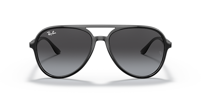 RB4376 Zwart KunststofSunglass Frames van B24, Vooraanzicht