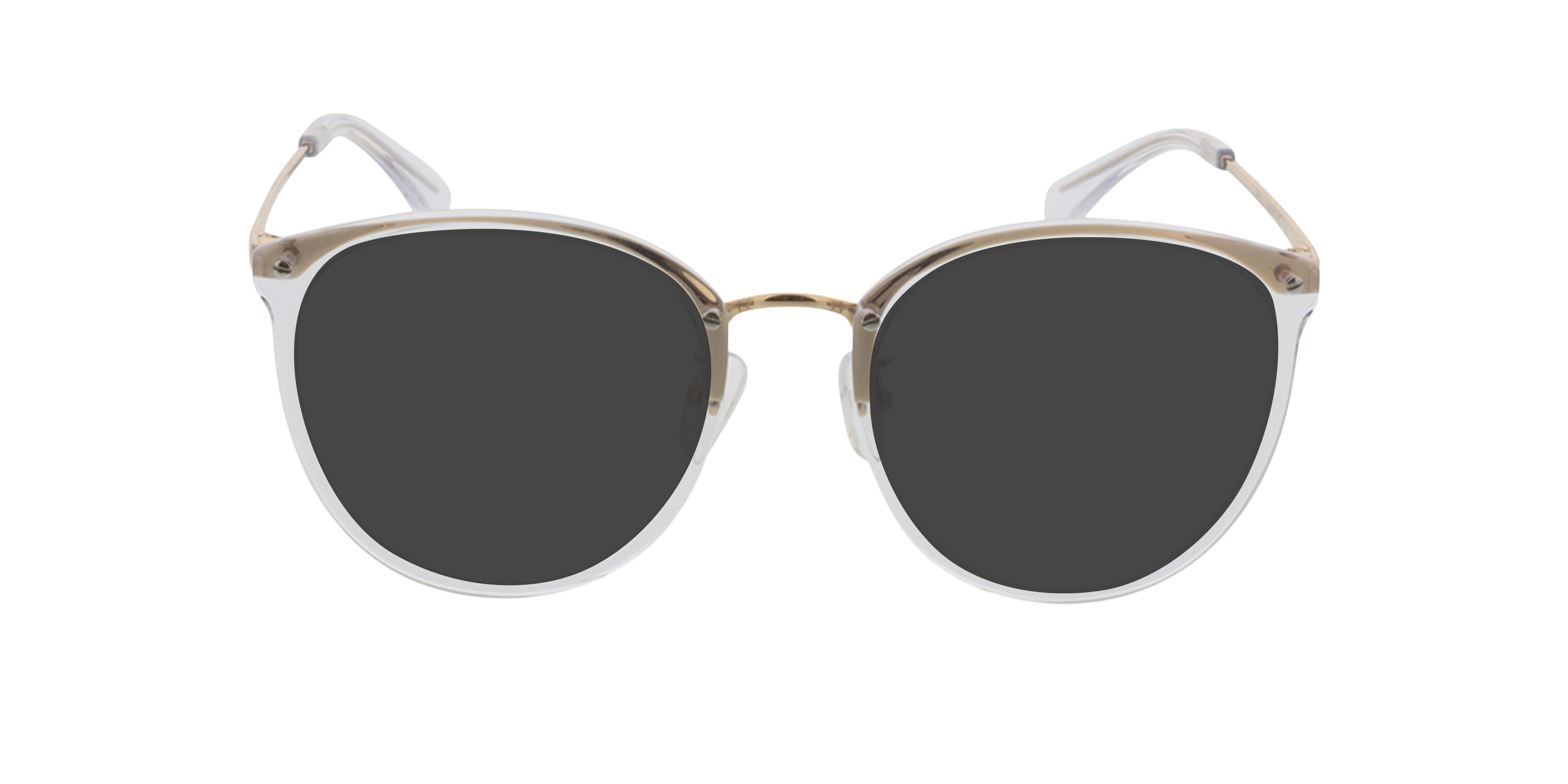 Charlotte Crystal  &  Gold AcetatEyeglass Frames von B24, mit getönten Gläsern