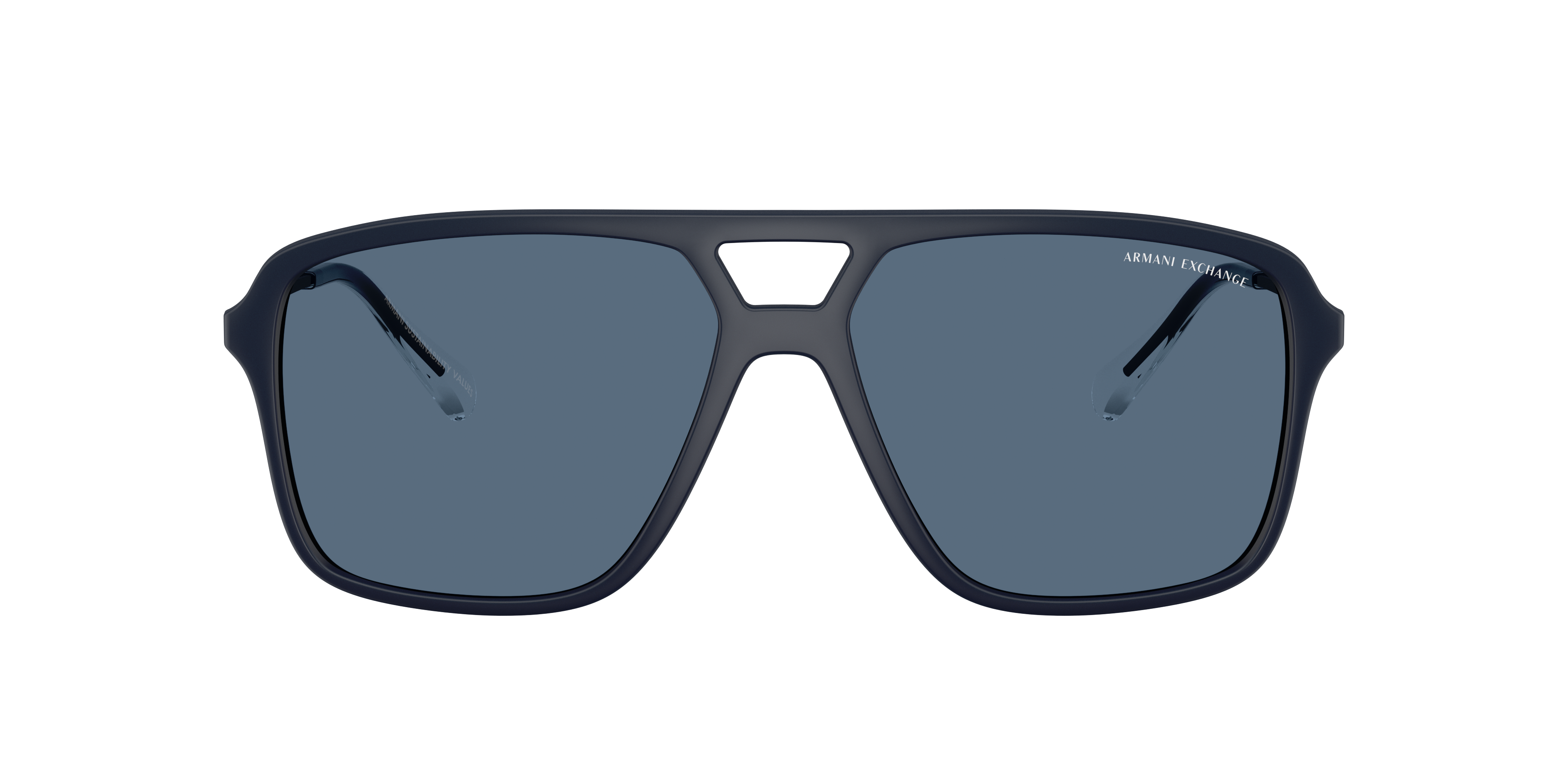 AX4150SU Matblauw KunststofSunglass Frames van B24, met getinte lenzen