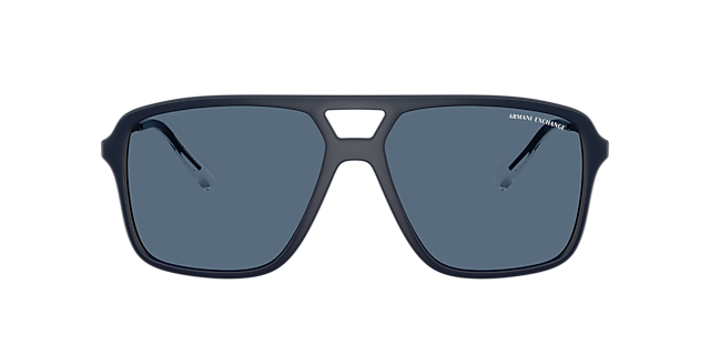 AX4150SU Matt Blau KunststoffSunglass Frames von B24, mit getönten Gläsern