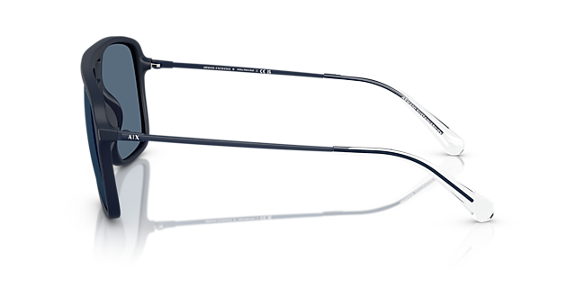 AX4150SU Matt Blau KunststoffSunglass Frames von B24, Seitenansicht