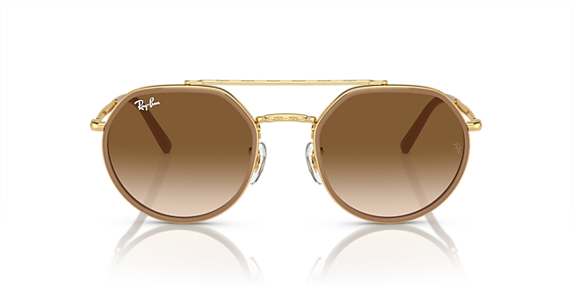 RB3765 Arista goud MetaalSunglass Frames van B24, Vooraanzicht