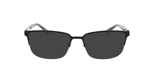 Nashville Zwart & groen & melkachtig groen MetaalEyeglass Frames van B24, met getinte lenzen