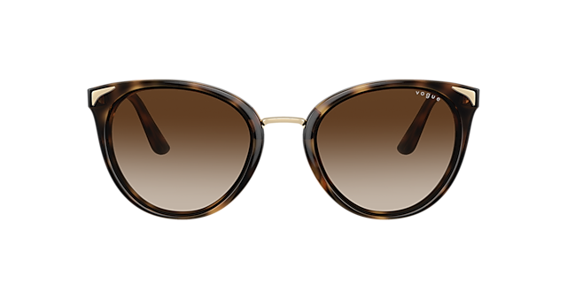 VO5230S Donker Havana KunststofSunglass Frames van B24, met getinte lenzen