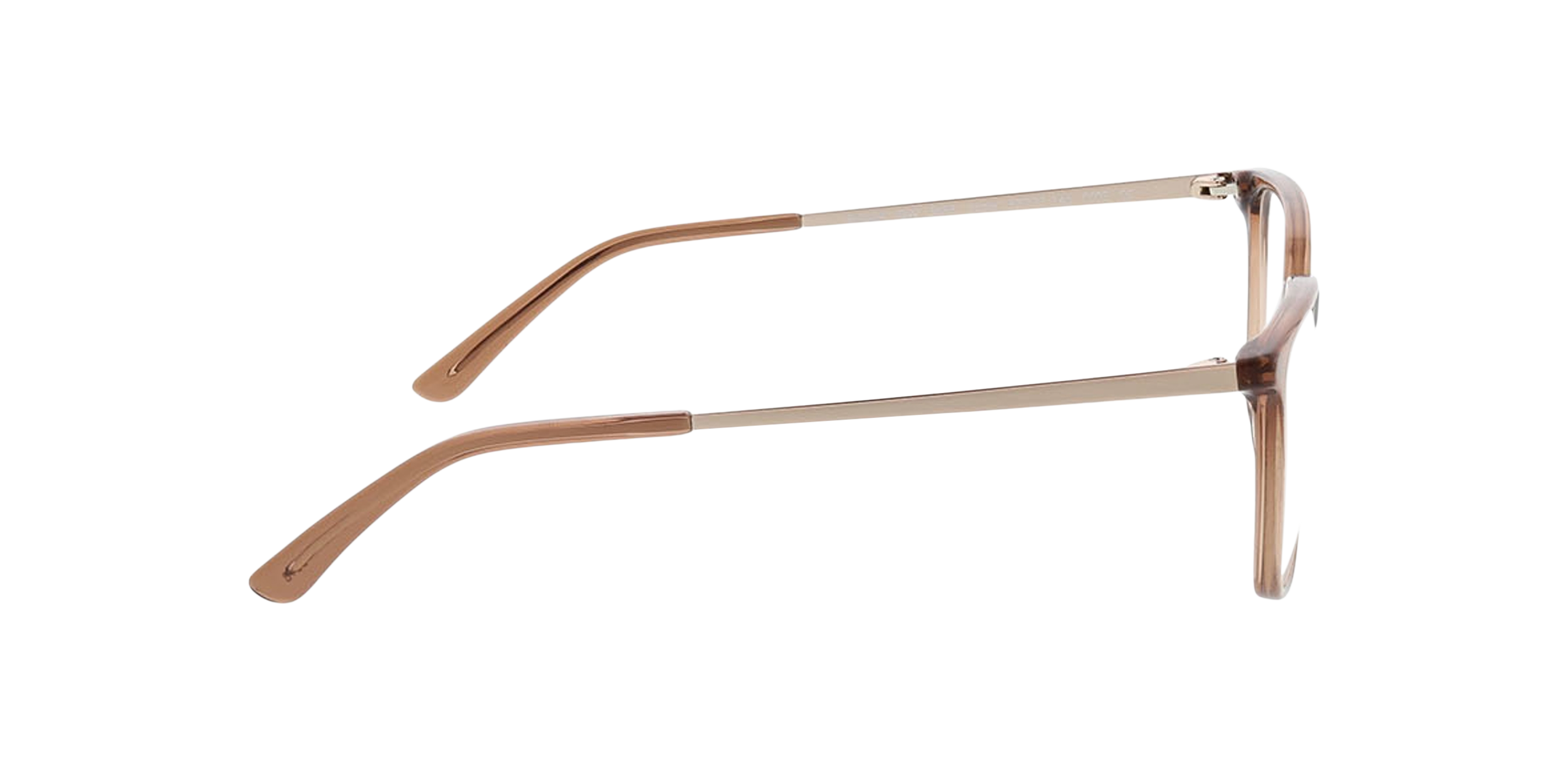 Jodie Kristal roze bruin AcetaatEyeglass Frames van B24, Zijaanzicht