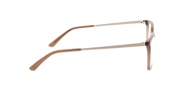 Jodie Kristal roze bruin AcetaatEyeglass Frames van B24, Zijaanzicht