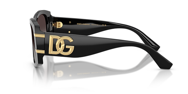 DG4501 Schwarz AcetatSunglass Frames von B24, Seitenansicht