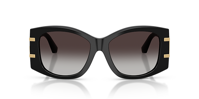 DG4501 Schwarz AcetatSunglass Frames von B24, Vorderansicht