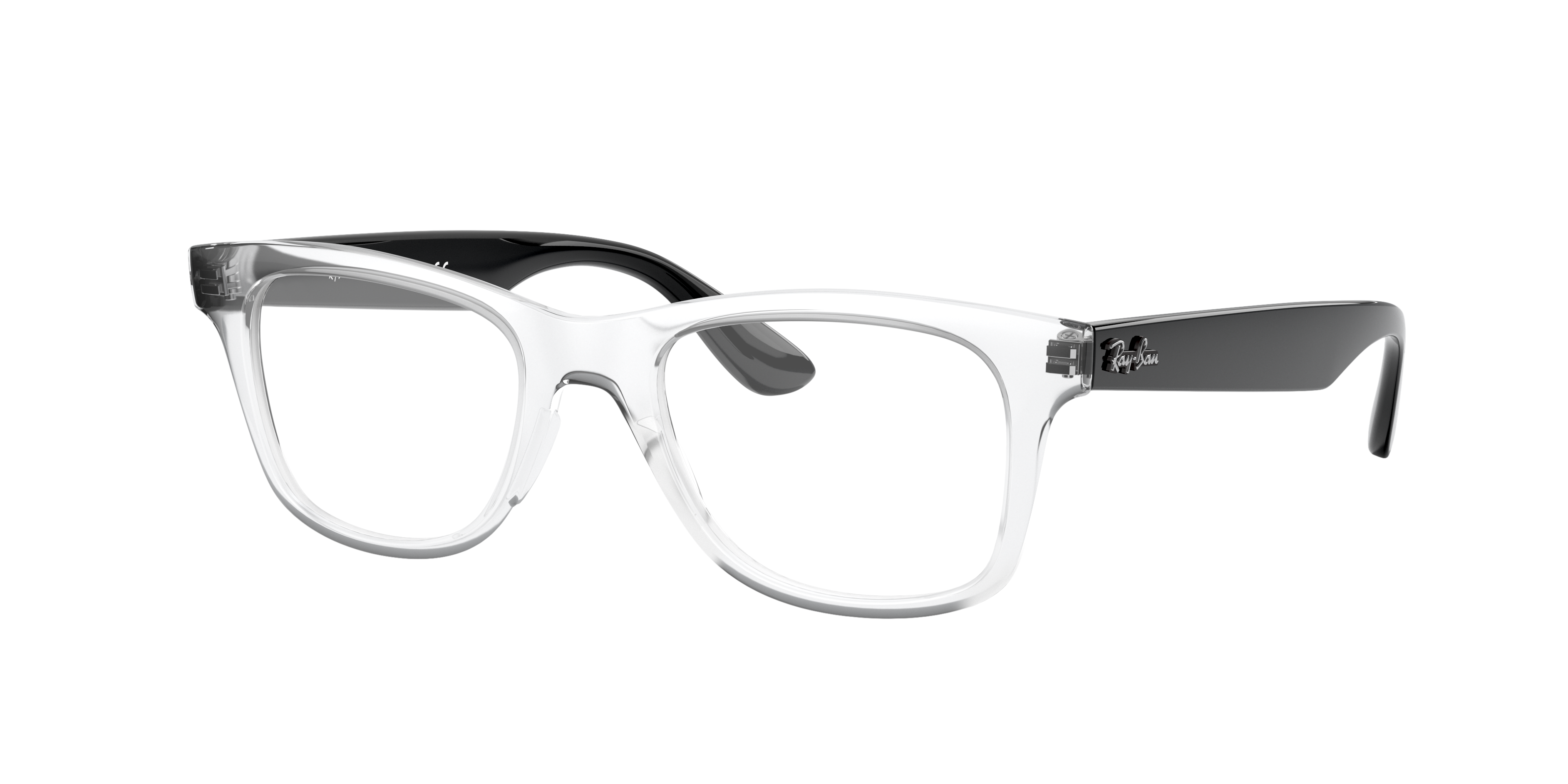 RB4640V Transparent KunststoffEyeglass Frames von B24, Dreiviertelansicht