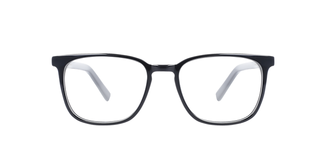 Berlin CT Jet Black AcetaatEyeglass Frames van B24, Vooraanzicht