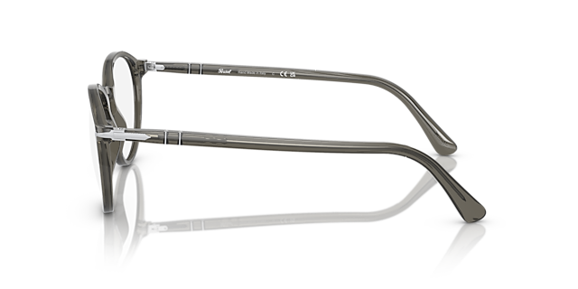 PO3218V Dofgrijs AcetaatEyeglass Frames van B24, Zijaanzicht