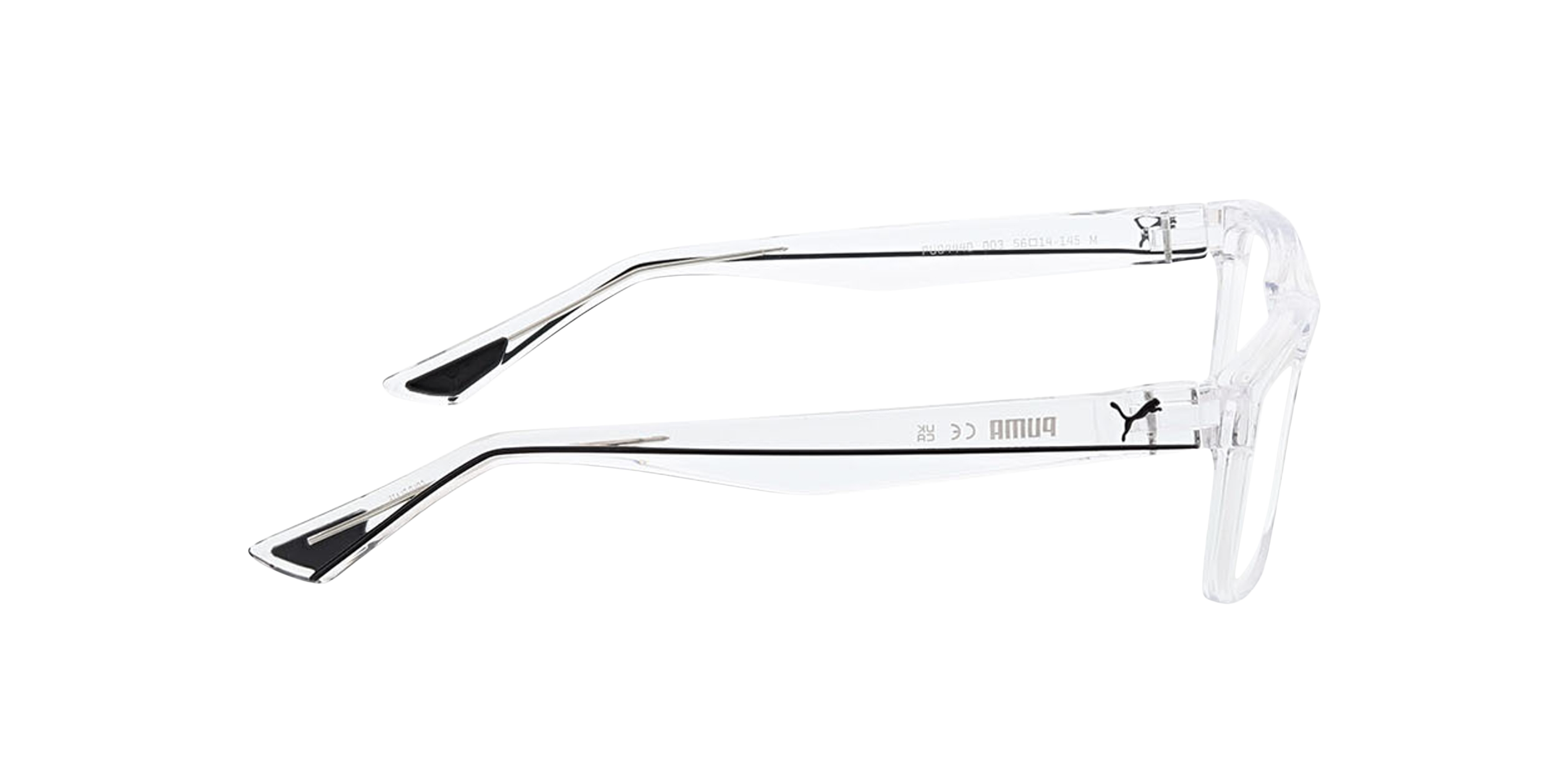 PU0444O Helder KunststofEyeglass Frames van B24, Zijaanzicht