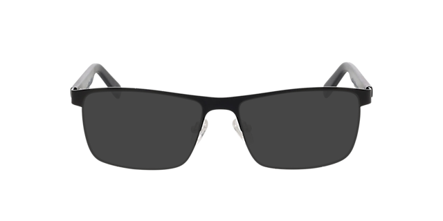 Aalborg Schwarz Silber MetallEyeglass Frames von B24, mit getönten Gläsern