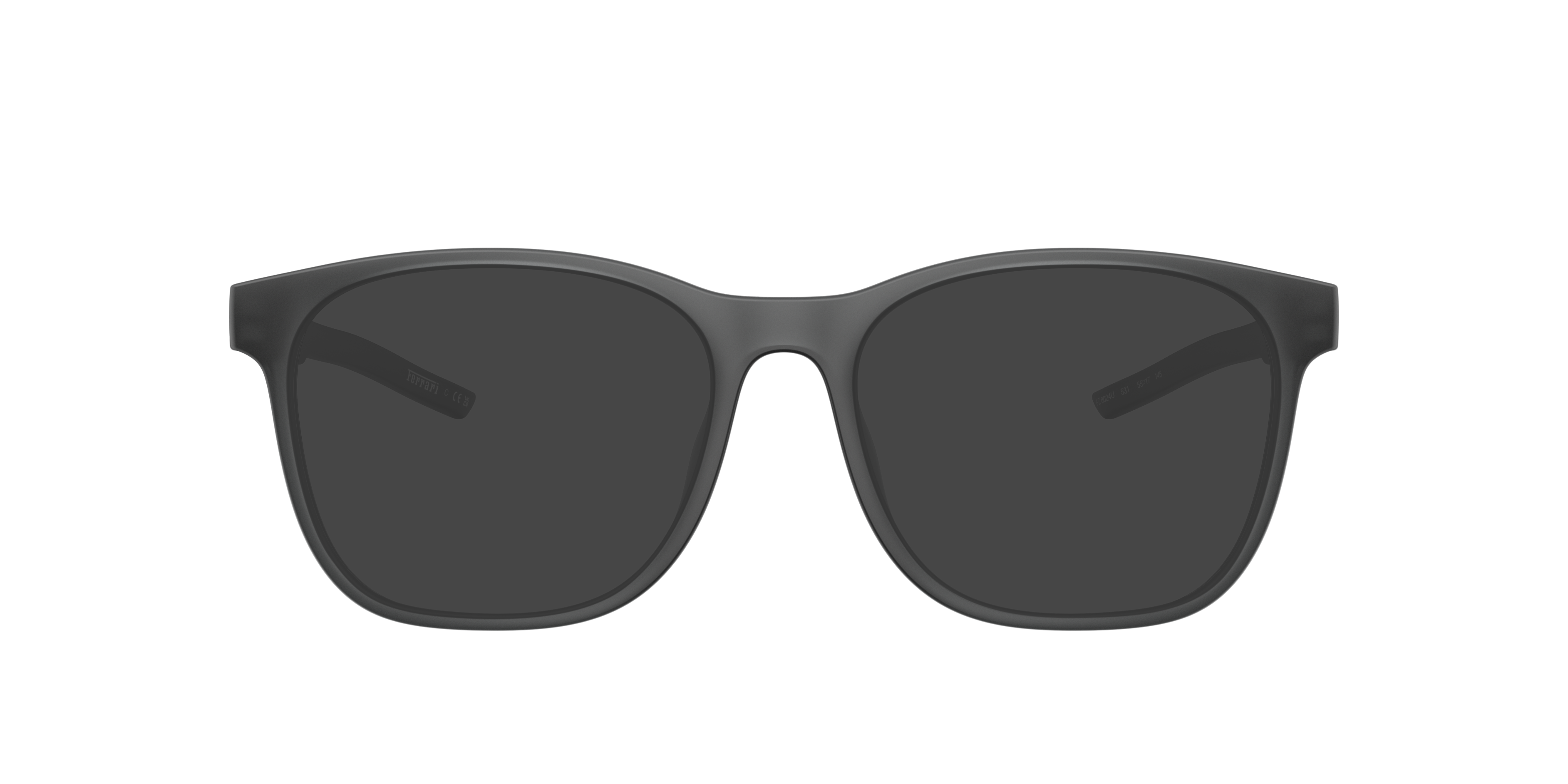 FZ8024U Black Trasparent KunststoffEyeglass Frames von B24, mit getönten Gläsern