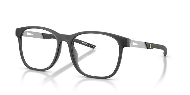 FZ8024U Black Trasparent KunststoffEyeglass Frames von B24, Dreiviertelansicht