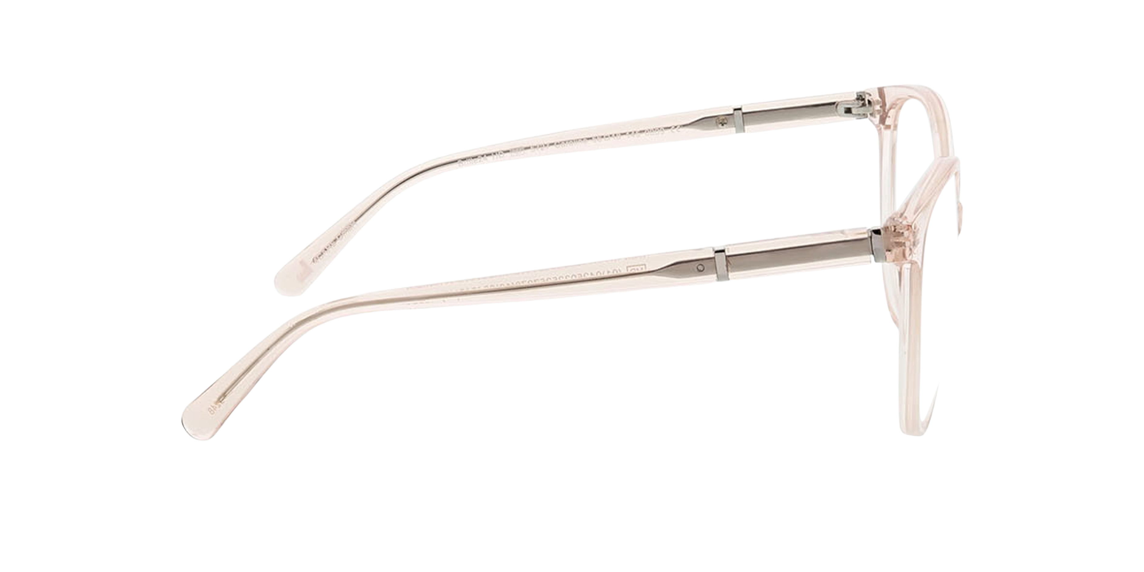 Caroline Kristalroze AcetaatEyeglass Frames van B24, Zijaanzicht