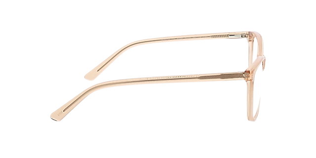 Paris Kristal roze beige AcetaatEyeglass Frames van B24, Zijaanzicht