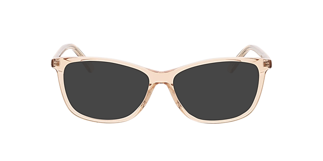 Paris Kristal roze beige AcetaatEyeglass Frames van B24, met getinte lenzen