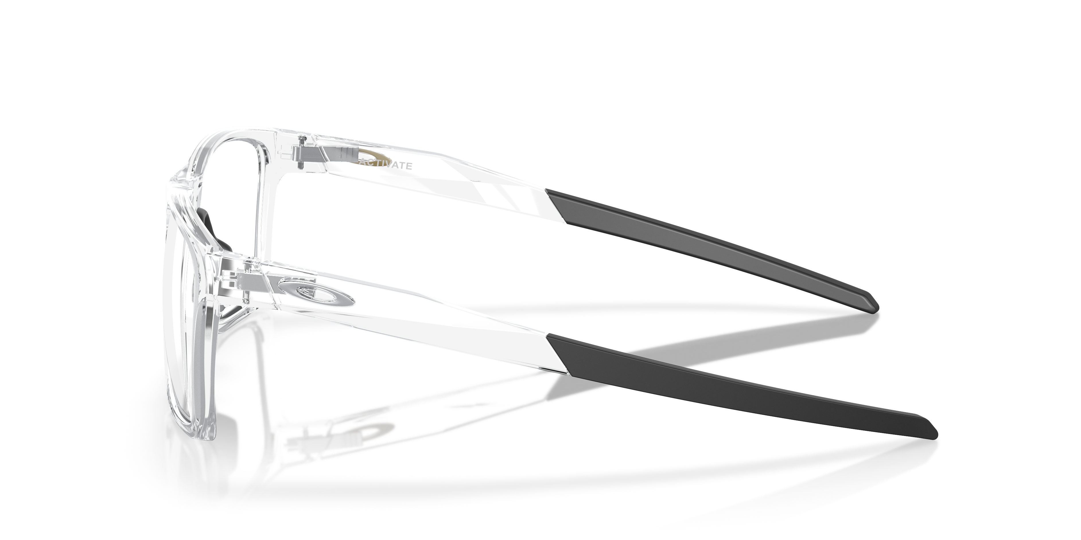 Activate Transparent glänzend KunststoffEyeglass Frames von B24, Seitenansicht