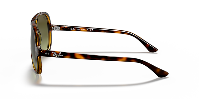 RB4125 Hellhavana KunststoffSunglass Frames von B24, Seitenansicht