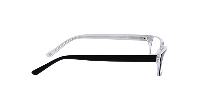 Capuno Zwart & wit AcetaatEyeglass Frames van B24, Zijaanzicht