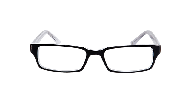 Capuno Zwart & wit AcetaatEyeglass Frames van B24, Vooraanzicht