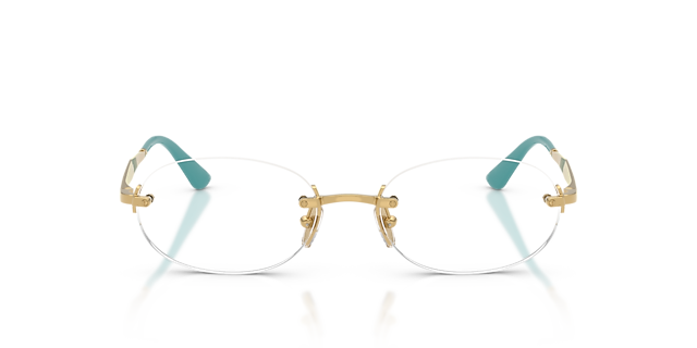 VO4343 Gold MetallEyeglass Frames von B24, Vorderansicht