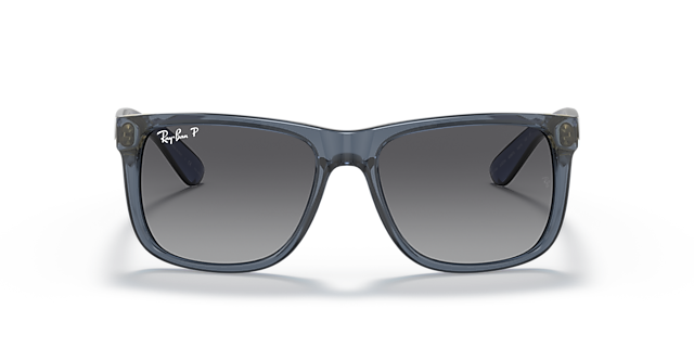 RB4165 Transparant blauw KunststofSunglass Frames van B24, Vooraanzicht