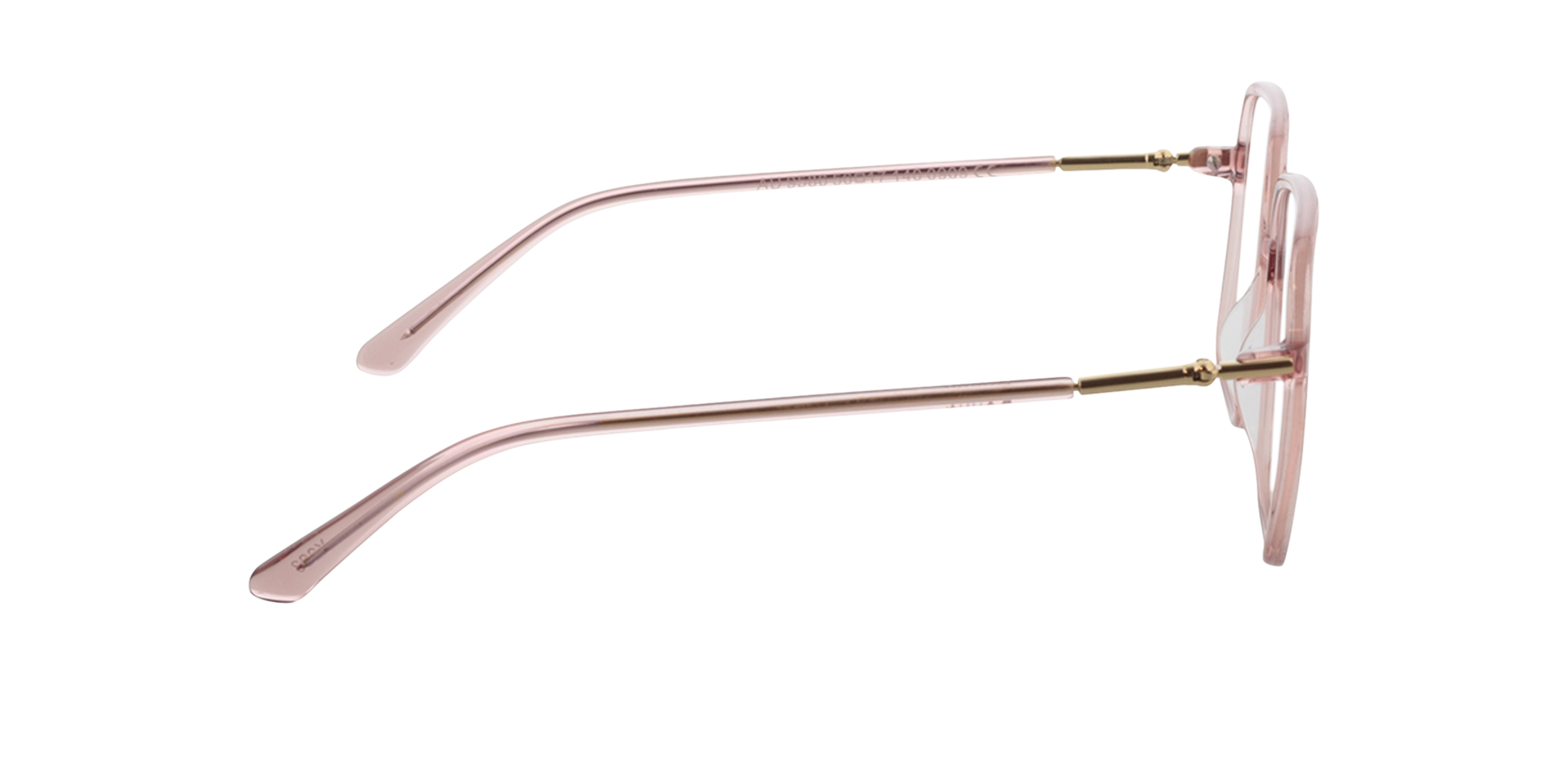 Donna Kristallrosa AcetatEyeglass Frames von B24, Seitenansicht