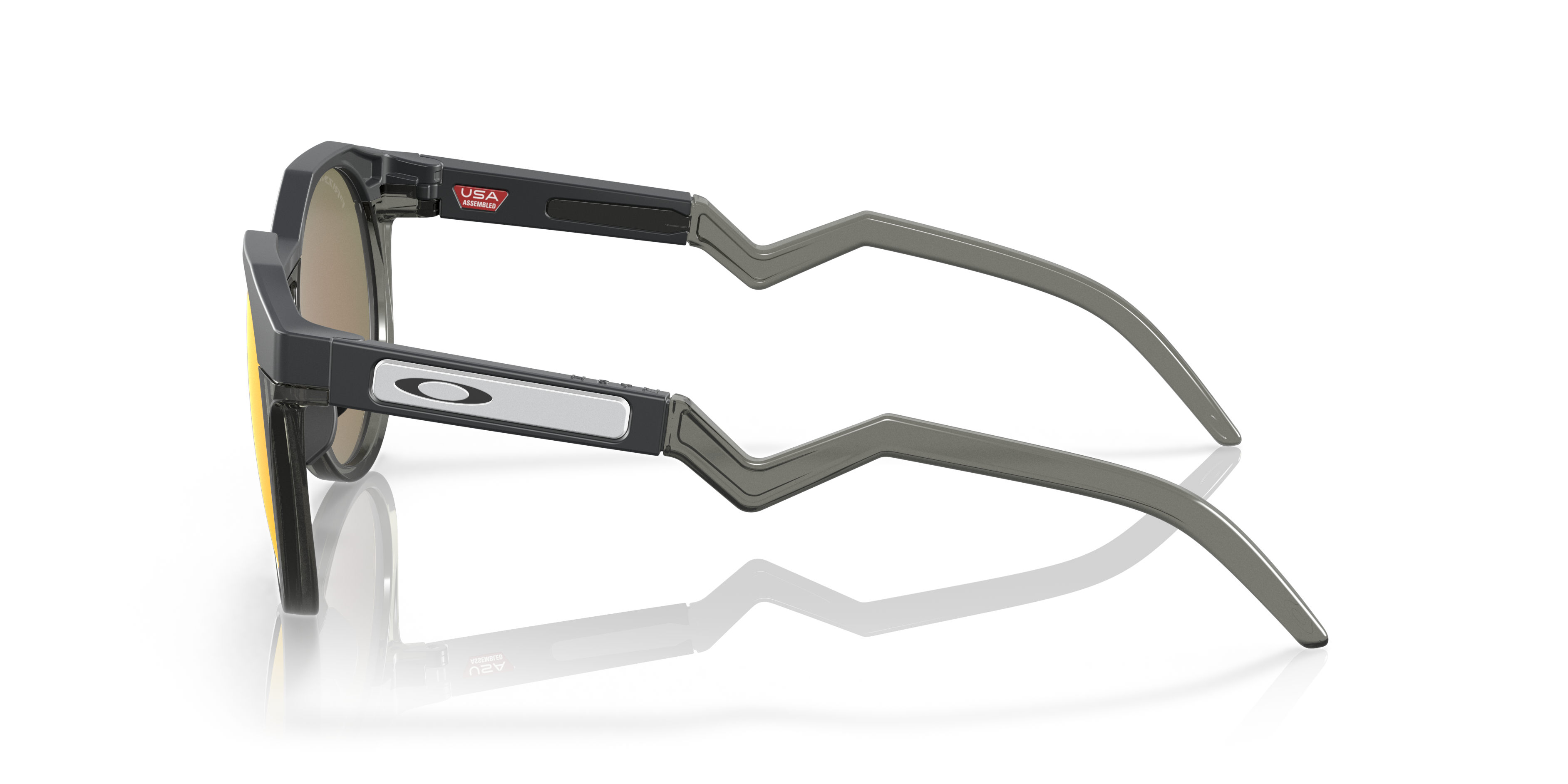 HSTN Matt Carbon KunststoffEyeglass Frames von B24, Seitenansicht