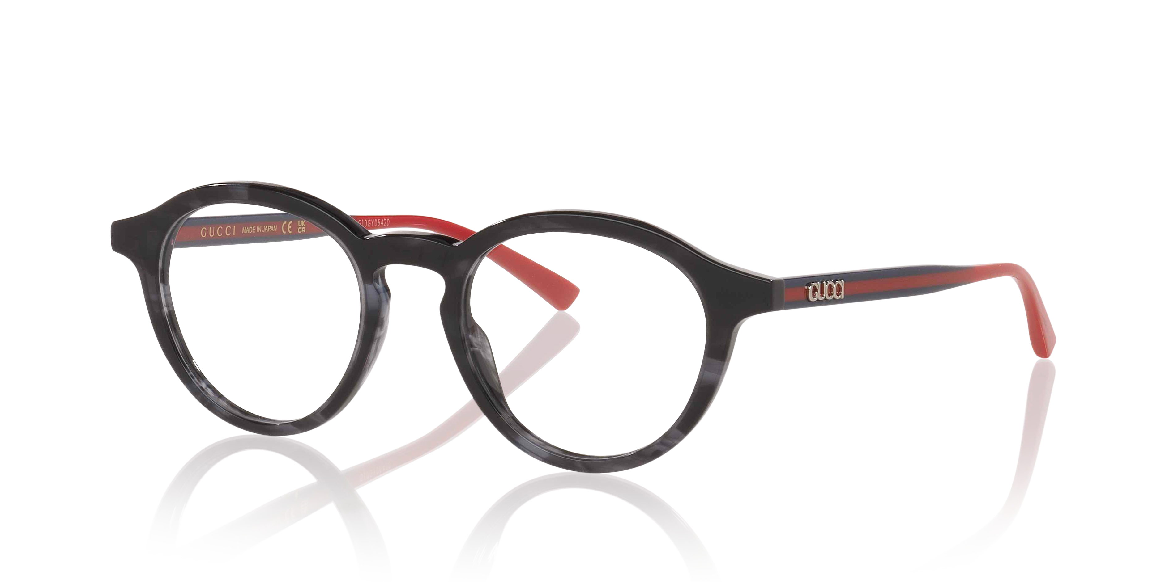 GG1871O Tortoise bruin AcetaatEyeglass Frames van B24, Hoekweergave