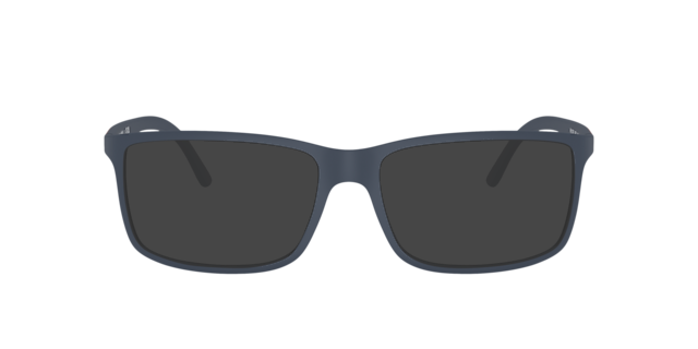 PH2126 Mat marineblauw KunststofEyeglass Frames van B24, met getinte lenzen