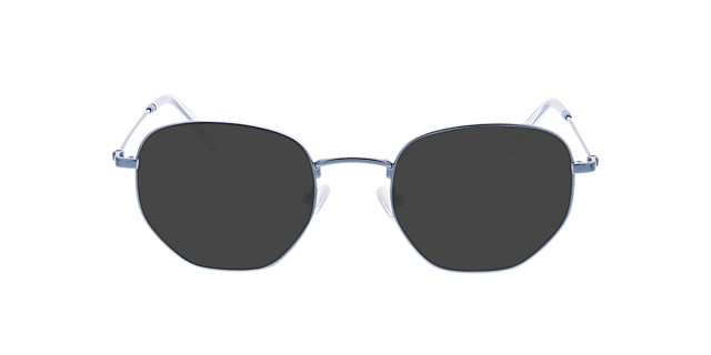 Halifax Blue & Crystal MetallEyeglass Frames von B24, mit getönten Gläsern