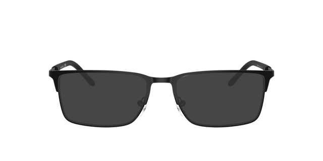 AX1073 Matzwart MetaalEyeglass Frames van B24, met getinte lenzen