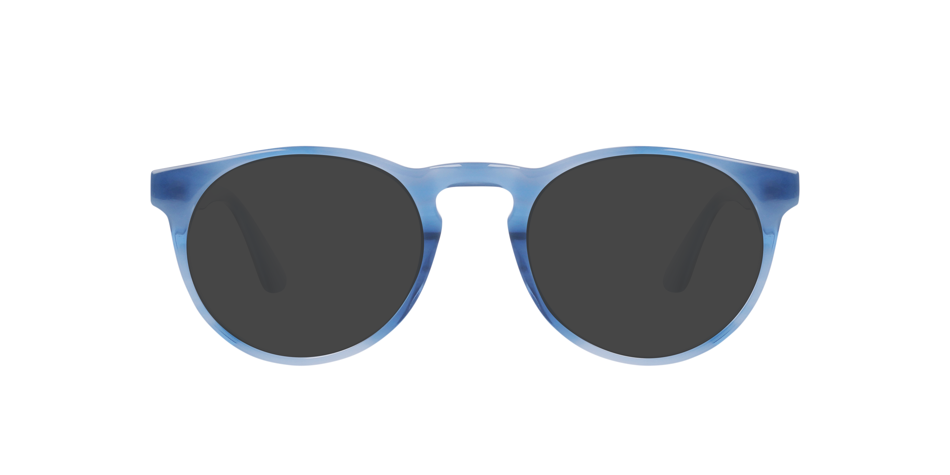 Steven S. Steel Blue AcetatEyeglass Frames von B24, mit getönten Gläsern