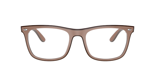 RB7209 Donkerbruin KunststofEyeglass Frames van B24, Vooraanzicht