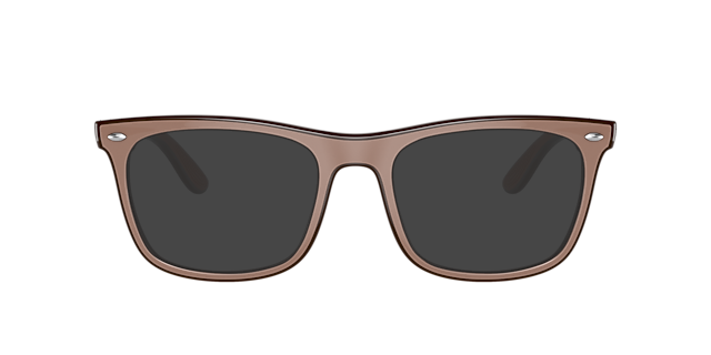 RB7209 Donkerbruin KunststofEyeglass Frames van B24, met getinte lenzen