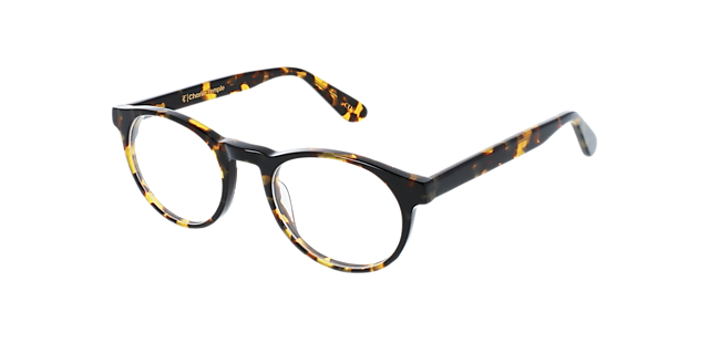 Parker CT Garnet Havana AcetaatEyeglass Frames van B24, Hoekweergave