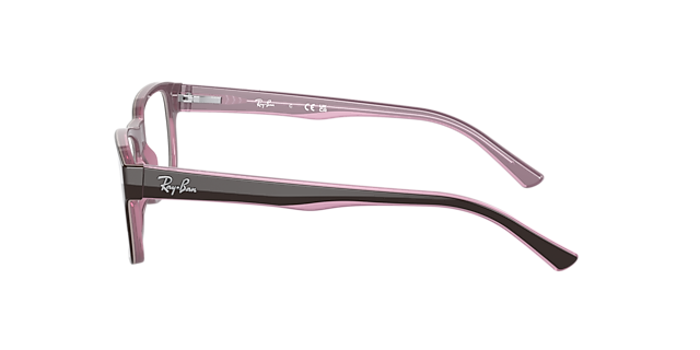 RB5268 Braun auf Rosa AcetatEyeglass Frames von B24, Seitenansicht
