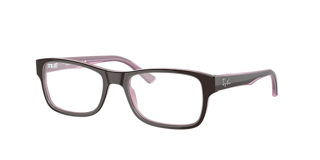 RB5268 Braun auf Rosa AcetatEyeglass Frames von B24, Dreiviertelansicht