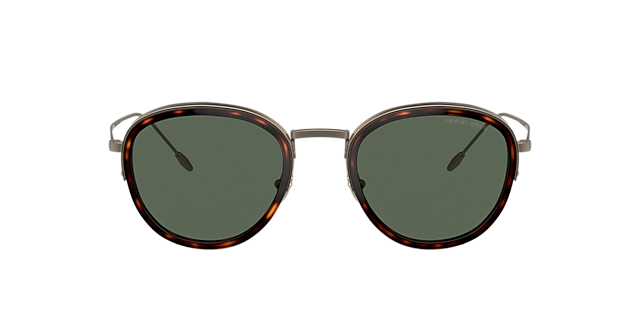 AR6068 Havana Rot MetallSunglass Frames von B24, mit getönten Gläsern