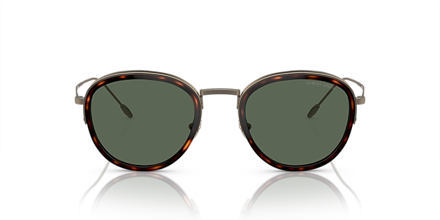 AR6068 Havana Rot MetallSunglass Frames von B24, Vorderansicht