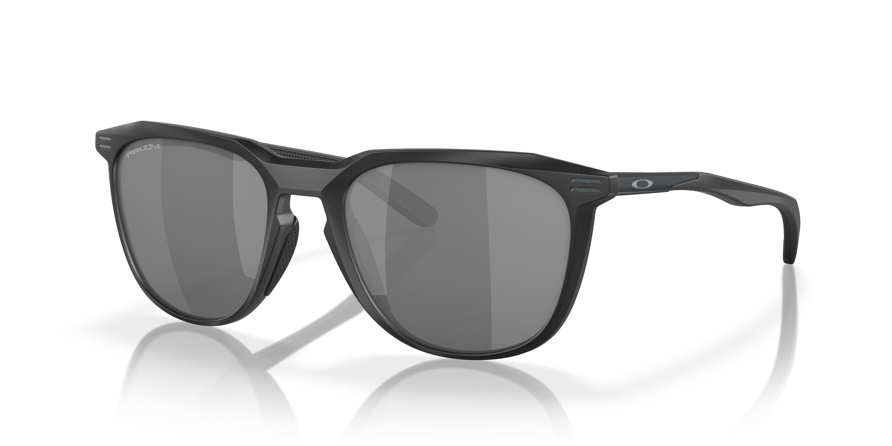 Thurso Matte Black Ink KunststoffSunglass Frames von B24, Dreiviertelansicht