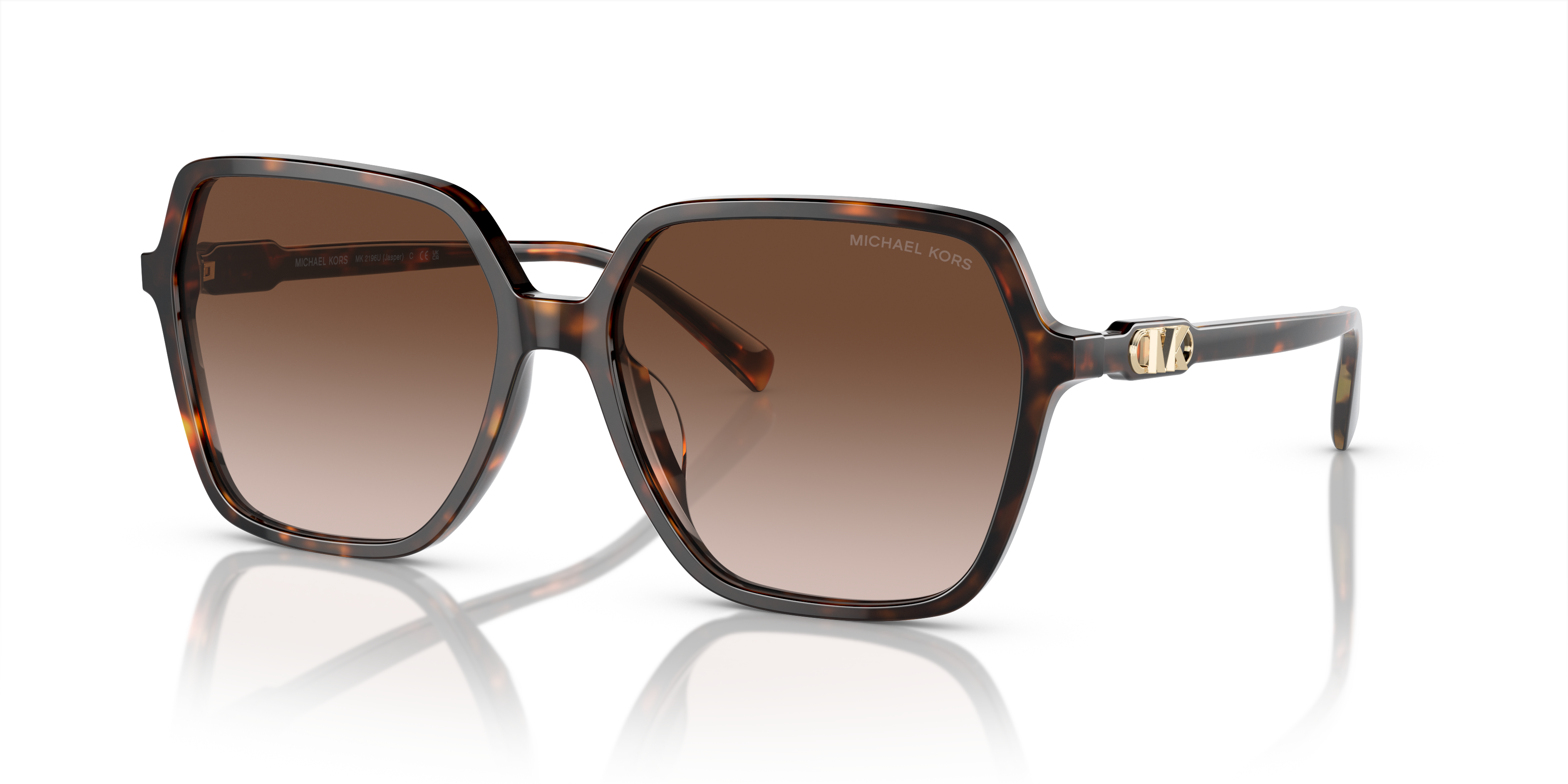 MK2196U Tortoise dunkel AcetatSunglass Frames von B24, Dreiviertelansicht