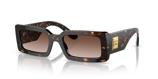 DG4416 Havana AcetaatSunglass Frames van B24, Hoekweergave